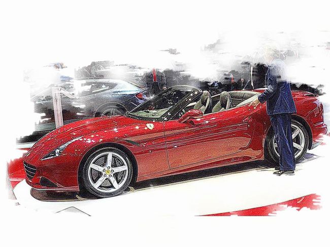 ギャラリービューアに画像をロードする, 【予約】Ferrari Californiaフェラーリカリフォルニア T-84th Geneve Auto Show 2014 Metal red /BBR 1/43 ミニカー