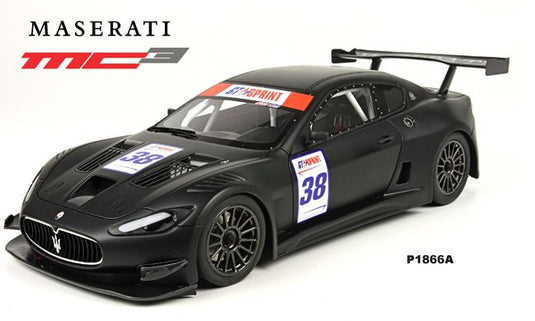 【予約】12月以降発売予定Maseratiマセラティ Gran Turismo GT3 マットブラック /BBR 1/18 レジンミニカー