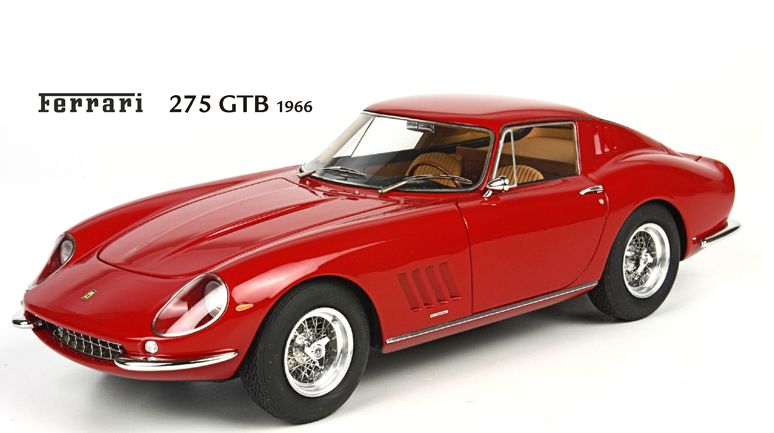 ギャラリービューアに画像をロードする, 【予約】Ferrariフェラーリ 275 GTB4 1966 limited edition 250台限定/BBR 1/18 レジンミニカー