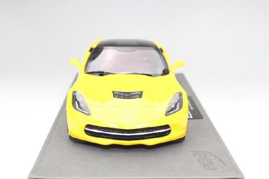 Corvette Stingrayコルベットスティングレイ C7 リミテッドエディション Velocity Yellowイエロー 100台限定 /BBR 1/18 ミニカー