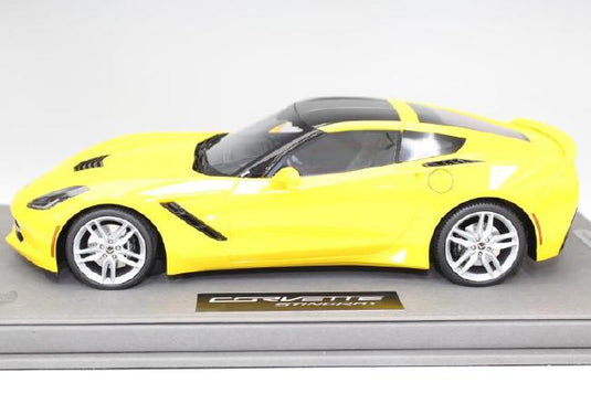 Corvette Stingrayコルベットスティングレイ C7 リミテッドエディション Velocity Yellowイエロー 100台限定 /BBR 1/18 ミニカー
