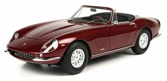 ギャラリービューアに画像をロードする, 【予約】Ferrariフェラーリ 275 GTS/4 NART 1967 Metal red /BBR1/18 レジンミニカー