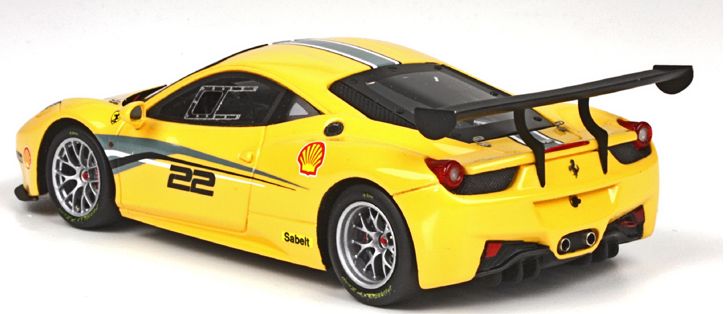 ギャラリービューアに画像をロードする, 【予約】Ferrariフェラーリ 458 Challenge Evoluzione 2013 Press Day /BBR1/18 レジンミニカー