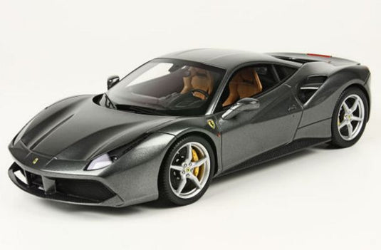 Ferrariフェラーリ 488 GTB 85th GeneveAuto Show 2015 Metallic Grigio Ferro 288台限定 /BBR1/18 レジンミニカー