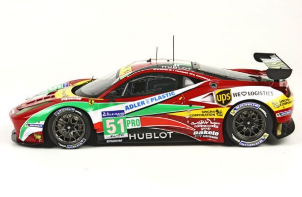 ギャラリービューアに画像をロードする, Ferrariフェラーリ 458 Italia GT2 GTE Pro 2014 100台限定 /BBR 1/18 レジンミニカー
