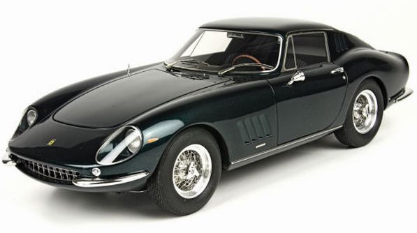 ギャラリービューアに画像をロードする, 【予約】Ferrariフェラーリ 250 GTB 1966 light metallic green Clint Eastwood 100台限定 /BBR 1/18 レジンミニカー
