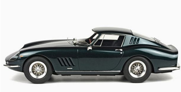 ギャラリービューアに画像をロードする, 【予約】Ferrariフェラーリ 250 GTB 1966 light metallic green Clint Eastwood 100台限定 /BBR 1/18 レジンミニカー