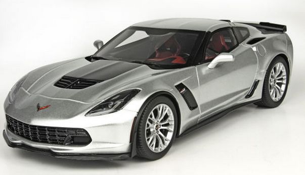 ギャラリービューアに画像をロードする, 【予約】Corvette Z06 silver shark 100台限定 /BBR 1/18 レジンミニカー
