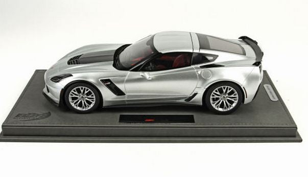 ギャラリービューアに画像をロードする, 【予約】Corvette Z06 silver shark 100台限定 /BBR 1/18 レジンミニカー