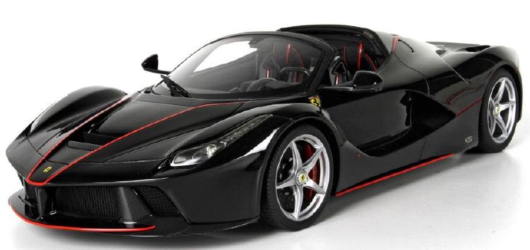 ギャラリービューアに画像をロードする, 【予約】LaFerrariラ・フェラーリ Aperta Nero Daytona - Rosso Corsa /BBR 1/12 ミニカー