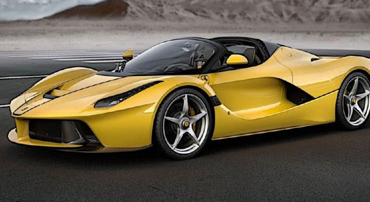 【予約】LaFerrariラ・フェラーリ Aperta Giallo Tristrato - Nero Daytona  /BBR 1/12 ミニカー