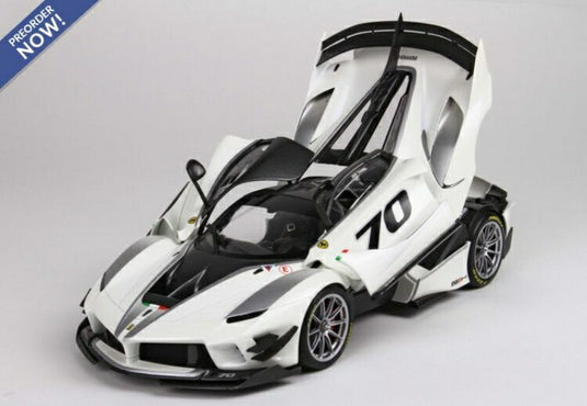Ferrariフェラーリ FXXK-EVO DIE CAST Bianco Italia Metal /BBR 1/18 ミニカー
