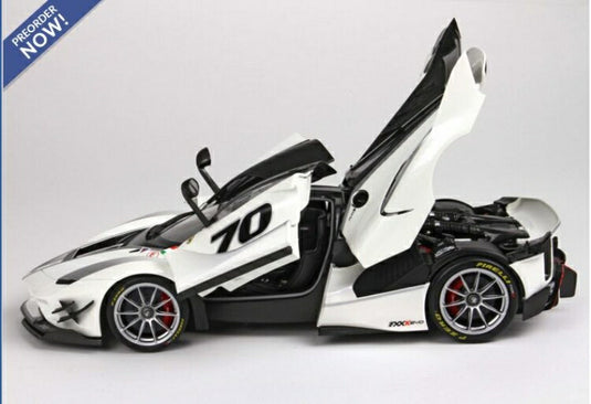Ferrariフェラーリ FXXK-EVO DIE CAST Bianco Italia Metal /BBR 1/18 ミニカー