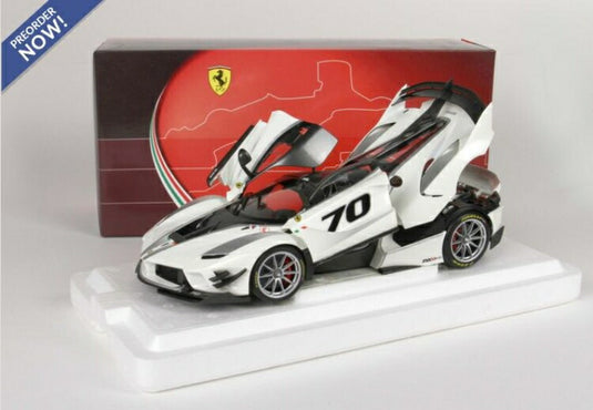 Ferrariフェラーリ FXXK-EVO DIE CAST Bianco Italia Metal /BBR 1/18 ミニカー