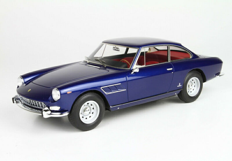 ギャラリービューアに画像をロードする, FERRARIフェラーリ 330GT 2+2 COUPE 2 - SERIES 1965 - CON VETRINA - WITH SHOWCASE | BLU SERA - BLUE MET /BBR 1/18 ミニカー