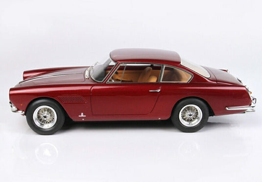 FERRARIフェラーリ 250 GTE 2+2 s/n 2169 1-SERIES 1960 - CON VETRINA - WITH SHOWCASE | ROSSO RU - BORDEAUX MET /BBR 1/18 ミニカー