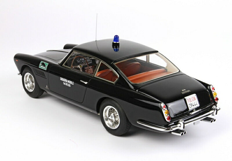 ギャラリービューアに画像をロードする, FERRARIフェラーリ 250 GTE 2+2 1-SERIES 1962 POLIZIA SQUADRA MOBILE MARESCIALLO SPATAFORA - CON VETRINA - WITH SHOWCASE | BLACK /BBR 1/18 ミニカー