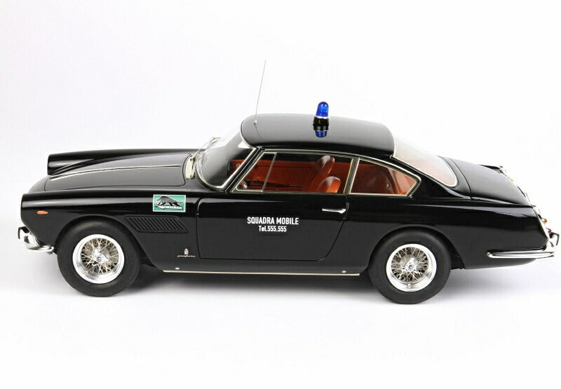 ギャラリービューアに画像をロードする, FERRARIフェラーリ 250 GTE 2+2 1-SERIES 1962 POLIZIA SQUADRA MOBILE MARESCIALLO SPATAFORA - CON VETRINA - WITH SHOWCASE | BLACK /BBR 1/18 ミニカー