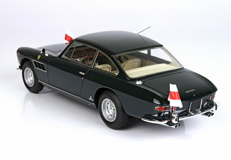 ギャラリービューアに画像をロードする, FERRARIフェラーリ 330GT 2+2 COUPE 2 - SERIES 1965 OFFICIAL PACE CAR 24h LE MANS 1967 - CON VETRINA - WITH SHOWCASE | BLACK /BBR 1/18 ミニカー