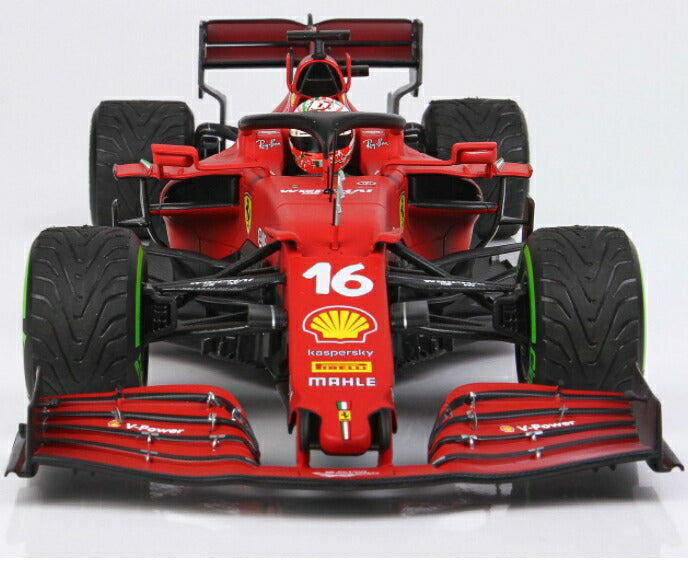 ギャラリービューアに画像をロードする, 【予約】Ferrariフェラーリ SF21 Gran Premio Del Made In Italy E Dell Emilia Romagna C. Leclerc Car N.16 GREEN Intermediate Tyres February 2022 /BBR 1/18 ミニカー