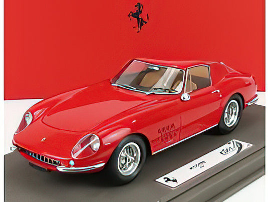 FERRARIフェラーリ 275 GTB2 COUPE 1966 - CON VETRINA - WITH SHOWCASE - RED /BBR 1/18 ミニカー
