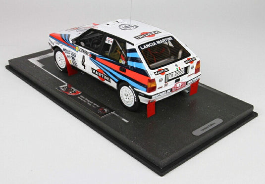 【予約】9月以降発売予定LANCIA DELTA HF INTEGRALE 8V MONTE CALRO RALLY 1989 BIASION SIVERO No.4  /BBR 1/18 ミニカー
