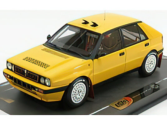 LANCIA - DELTA HF INTEGRALE 16V N 0 BASE RALLY 1989 - YELLOW /BBR 1/18 ミニカー