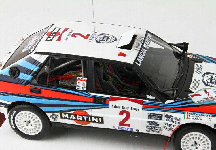 ギャラリービューアに画像をロードする, 【予約】8月以降発売予定LANCIA DELTA HF INTEGRALE 8V SAFARI RALLY 1989 BIASION SIVERO N 2 WINNER /BBR 1/18 ミニカー
