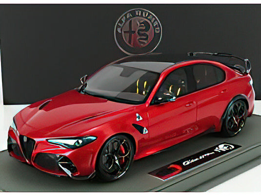 ALFA ROMEOアルファロメオ GIULIA GTAm 2020 - CON VETRINA - WITH SHOWCASE - ROSSO GTA - RED MET /BBR 1/18 ミニカー