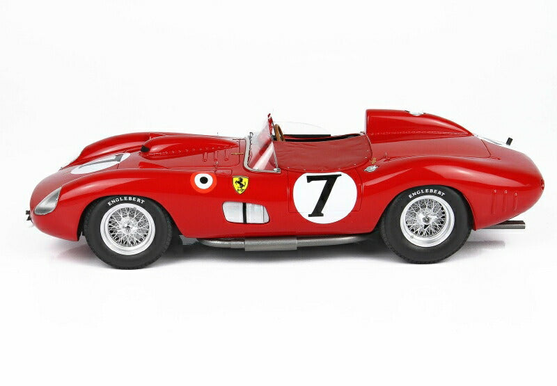 ギャラリービューアに画像をロードする, FERRARIフェラーリ 315S/335S SCUDERIA FERRARI N 7 24h LE MANS 1957 L.MUSSO - M.HAWTHORN - CON VETRINA - WITH SHOWCASE | RED /BBR 1/18 ミニカー
