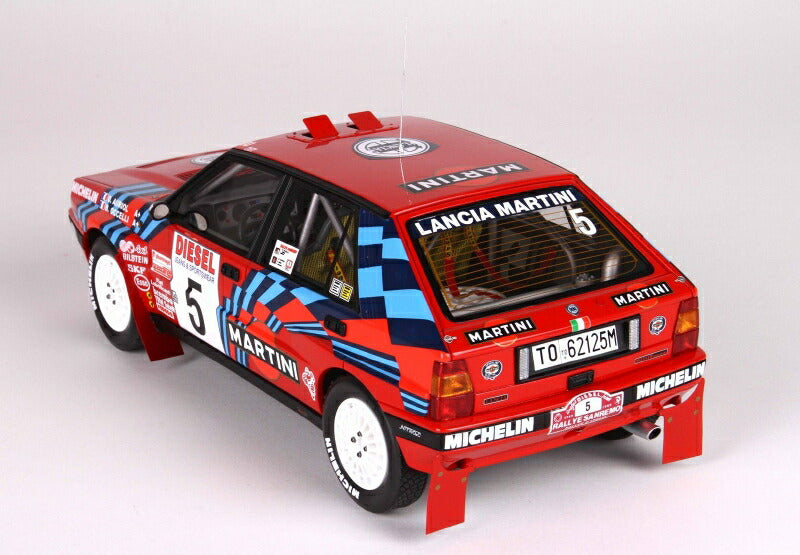 ギャラリービューアに画像をロードする, LANCIA | DELTA HF INTEGRALE 16V MARTINI N 5 RALLY SANREMO 1989 D.AURIOL - B.OCCELLI | RED WHITE BLUE /BBR 1/18 ミニカー
