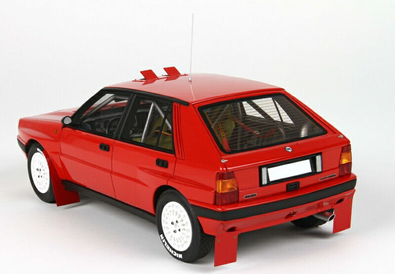 ギャラリービューアに画像をロードする, LANCIA | DELTA HF INTEGRALE 16V N 0 BASE RALLY 1989 | RED /BBR 1/18 ミニカー