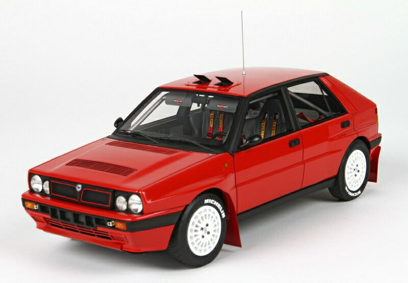 ギャラリービューアに画像をロードする, LANCIA | DELTA HF INTEGRALE 16V N 0 BASE RALLY 1989 | RED /BBR 1/18 ミニカー