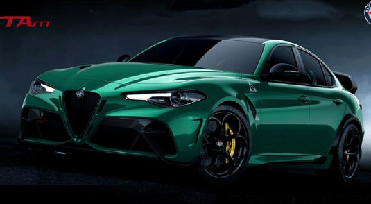 【予約】2022年発売予定Alfa Romeoアルファロメオ Giulia GTAM Verde Montreal Roll Bar Verde Montreal Yellow Brakes /BBR 1/18 ミニカー