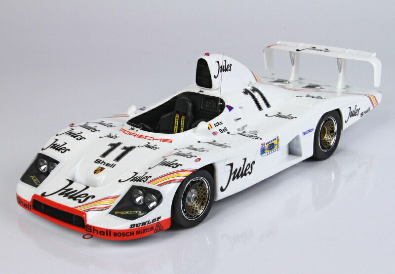 ギャラリービューアに画像をロードする, PORSCHE | TYPE 935 936/81 2.3L TURBO FLAT-6 TEAM PORSCHE SYSTEM N 11 WINNER 24h LE MANS 1981 J.ICKX - D.BELL - CON VETRINA - WITH SHOWCASE | WHITE RED /BBR 1/18 ミニカー