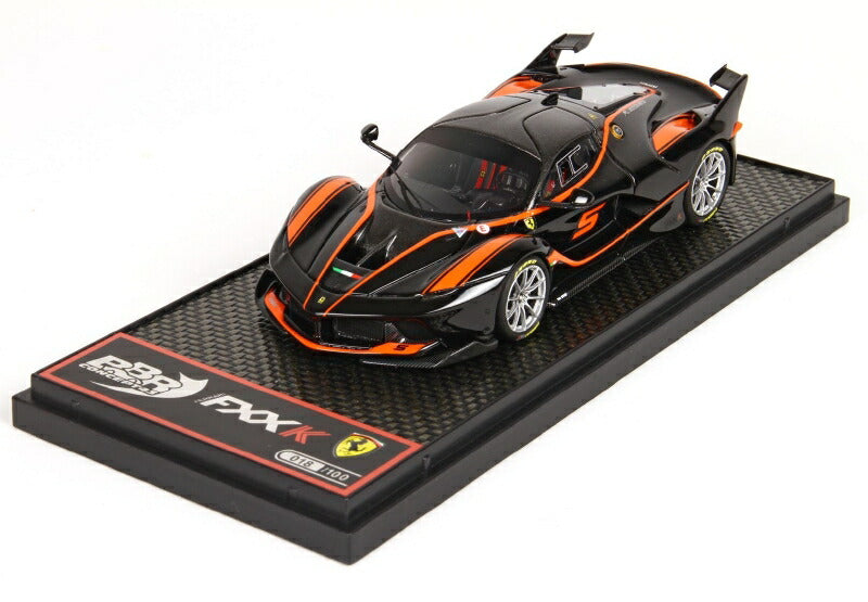 ギャラリービューアに画像をロードする, FERRARIフェラーリ FXX-K N 98 2015 | NERO STELLATO - MATT BLACK /BBR 1/43 ミニカー