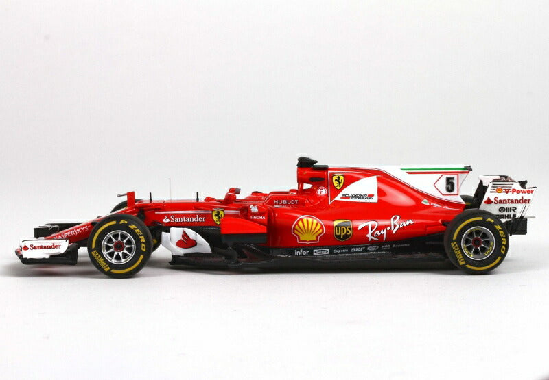 ギャラリービューアに画像をロードする, FERRARIフェラーリ F1 SF70H N 5 WINNER BRAZIL GP 2017 SEBASTIAN VETTEL | RED WHITE /BBR 1/43 ミニカー