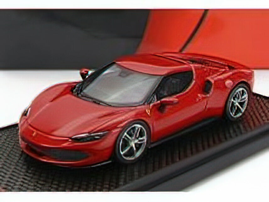 FERRARIフェラーリ 296 GTB HYBRID 830HP V6 2021 - ROSSO CORSA 322 - RED /BBR 1/18  ミニカー