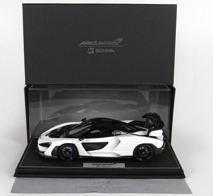 ギャラリービューアに画像をロードする, 【予約】McLaren Sennaマクラーレン セナSalon Int. De L’Auto Geneve 2018 Pure White /BBR 1/18 レジンミニカー