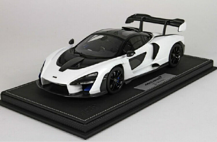 ギャラリービューアに画像をロードする, 【予約】McLaren Sennaマクラーレン セナSalon Int. De L’Auto Geneve 2018 Pure White /BBR 1/18 レジンミニカー