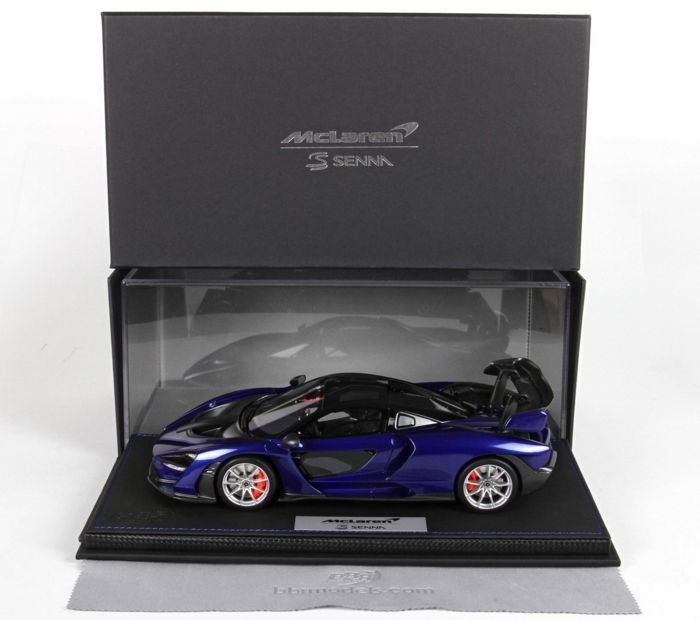 ギャラリービューアに画像をロードする, 【予約】McLaren Sennaマクラーレン セナSalon Int. De L’Auto Geneve 2018 Kyanos /BBR 1/18 レジンミニカー