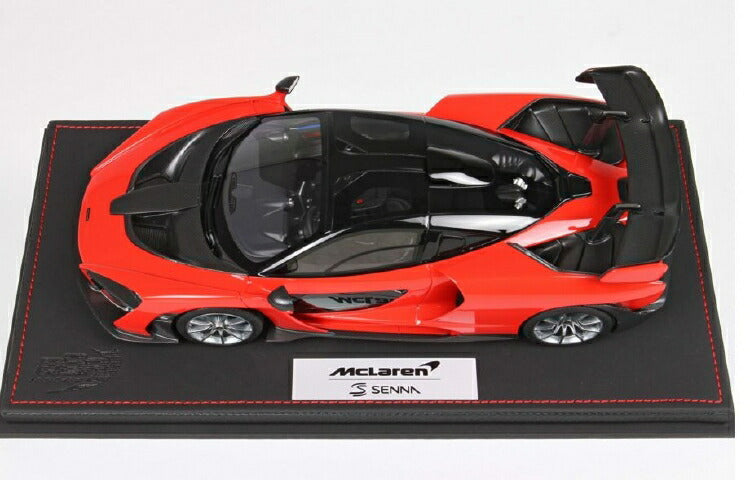ギャラリービューアに画像をロードする, 【予約】McLaren Sennaマクラーレン セナSalon Int. De L’Auto Geneve 2018 Red Accent /BBR 1/18 レジンミニカー