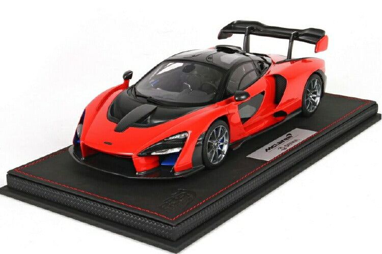 ギャラリービューアに画像をロードする, 【予約】McLaren Sennaマクラーレン セナSalon Int. De L’Auto Geneve 2018 Red Accent /BBR 1/18 レジンミニカー