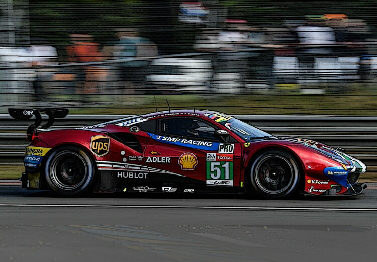 ギャラリービューアに画像をロードする, 【予約】Ferrariフェラーリ 488 GTE Team AF Corse metal red, 70th anniversary. Piloti S.Bird-M-Molina-D.Rigon /BBR 1/18 レジンミニカー