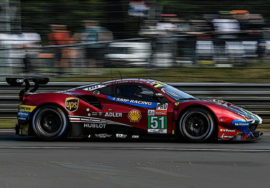 【予約】Ferrariフェラーリ 488 GTE  Team AF Corse metal red, 70th anniversary. Piloti S.Bird-M-Molina-D.Rigon /BBR 1/18  レジンミニカー