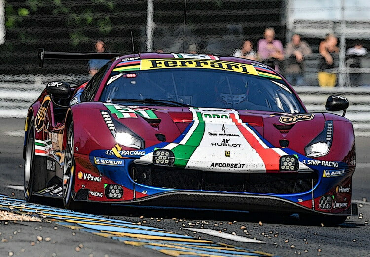 ギャラリービューアに画像をロードする, 【予約】Ferrariフェラーリ 488 GTE Team AF Corse metal red, 70th anniversary. Piloti S.Bird-M-Molina-D.Rigon /BBR 1/18 レジンミニカー