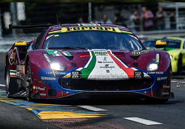 ギャラリービューアに画像をロードする, 【予約】Ferrariフェラーリ 488 GTE Team AF Corse metal red, 70th anniversary Piloti S.Bird-M-Molina-D.Rigon /BBR 1/18 レジンミニカー