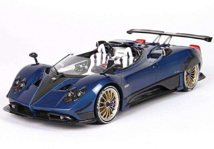 ギャラリービューアに画像をロードする, 【予約】Pagani Barchetta 2018 Carbon fiber Blue Horacio Pagani /BBR 1/18 レジンミニカー
