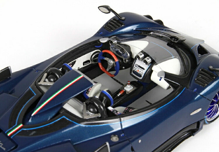 ギャラリービューアに画像をロードする, 【予約】Pagani Barchetta 2018 Carbon fiber Blue Horacio Pagani /BBR 1/18 レジンミニカー