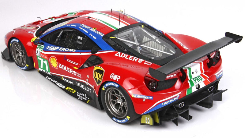ギャラリービューアに画像をロードする, FERRARIフェラーリ 488 GTE EVO 3.9L TURBO V8 TEAM AF CORSE N 71 LMGTE PRO CLASS 24h LE MANS 2020 S.BIRD - M.MOLINA - D.RIGON - CON VETRINA - WITH SHOWCASE - RED WHITE BLUE /BBR 1/18 ミニカー